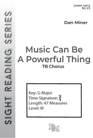 Music Can Be a Powerful Thing TB choral sheet music cover Thumbnail